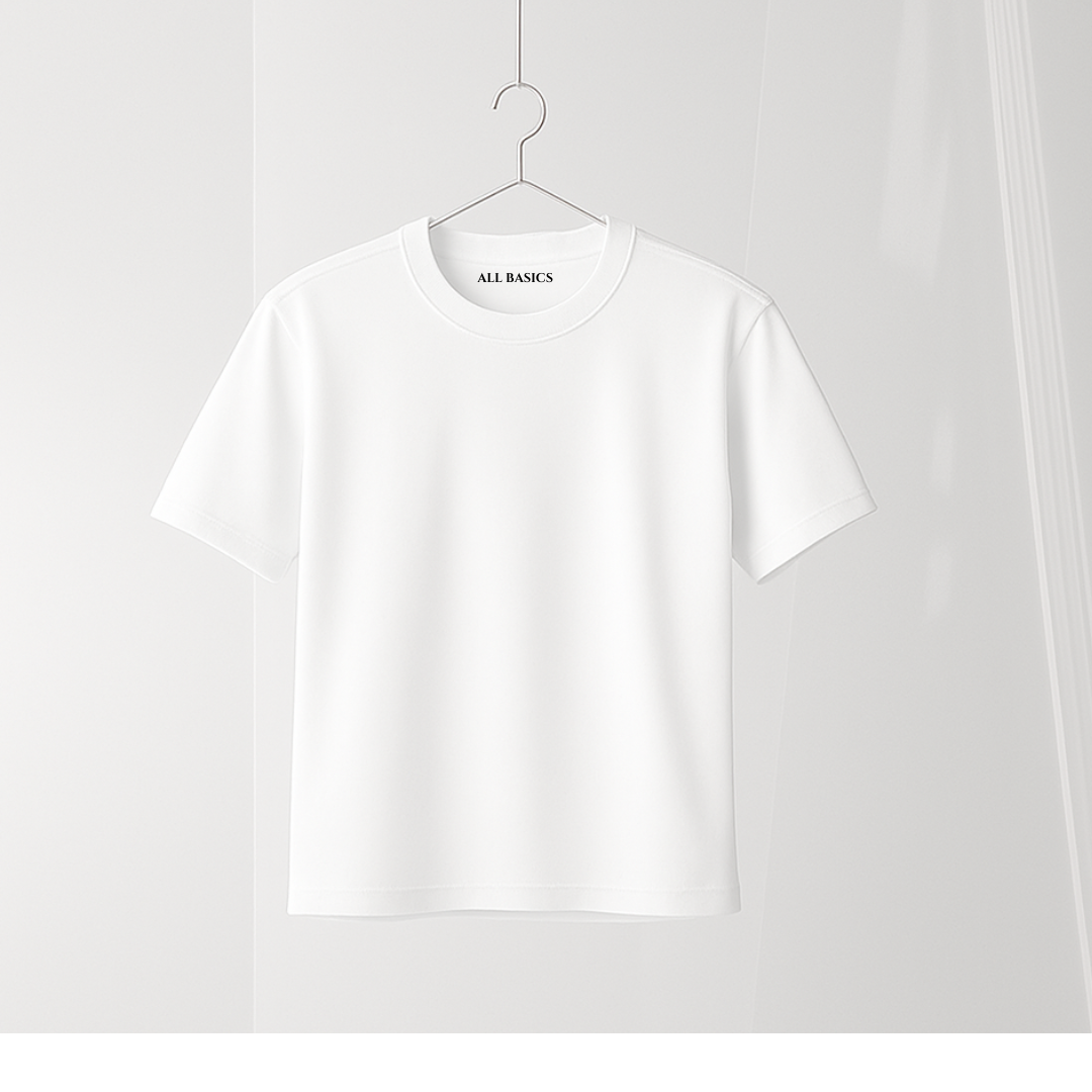 BASIC WHITE T SHIRT
