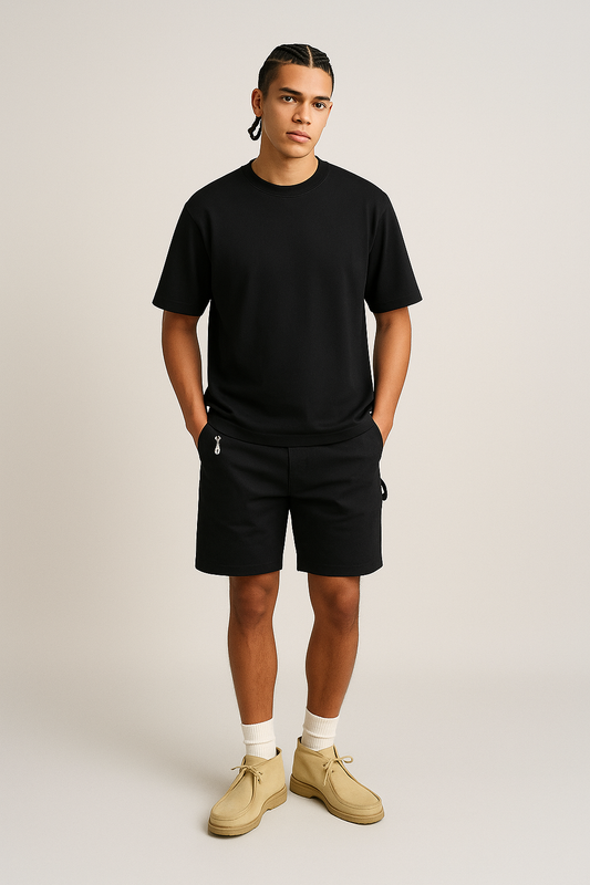 BASIC BLACK T SHIRT