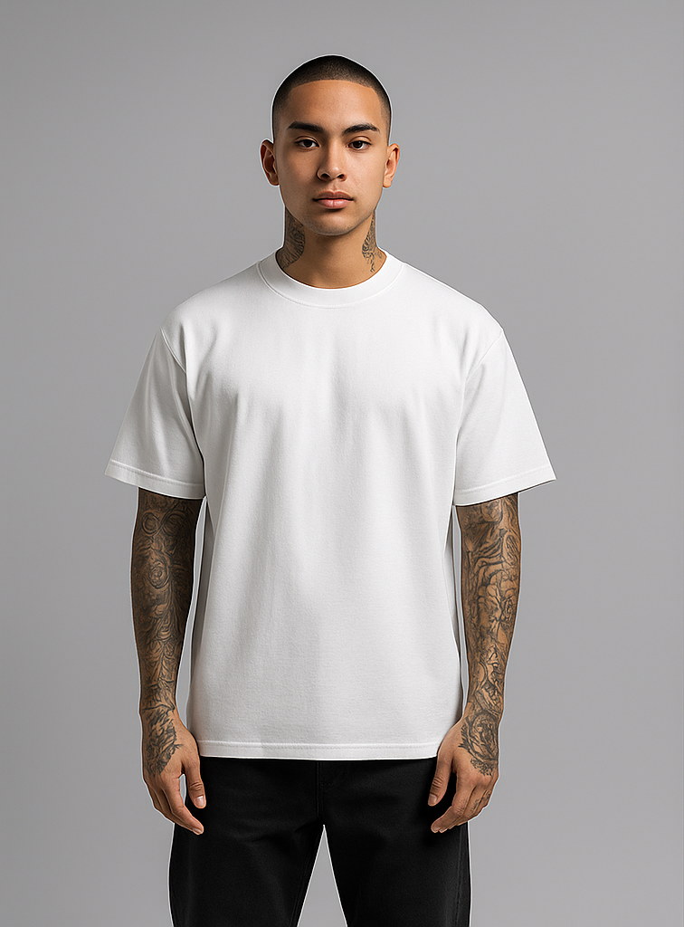 BASIC WHITE T SHIRT