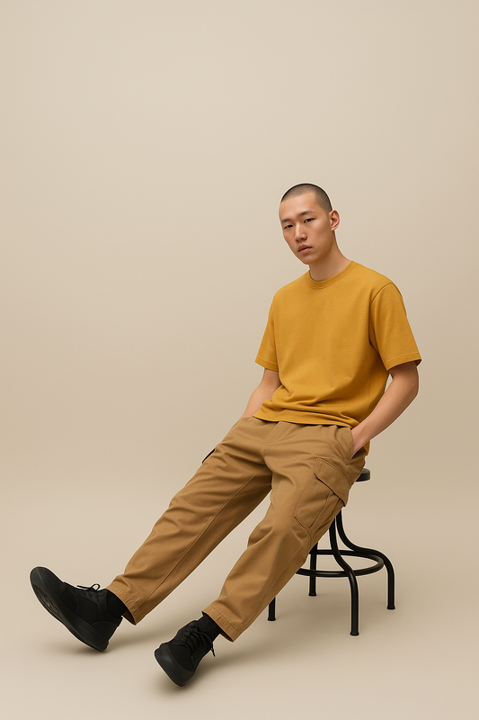 MUSTRUD YELLOW T SHIRT